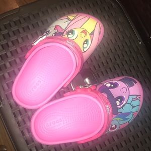 CROCS Shoes - My little pony pink crocs CROCS Shoes - My little pony pink crocs